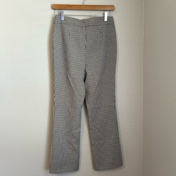 NWT, Maeve by Anthropologie Women’s Multi Checkered Plaid Kick Flare Trousers, 2 - Picture 8 of 12